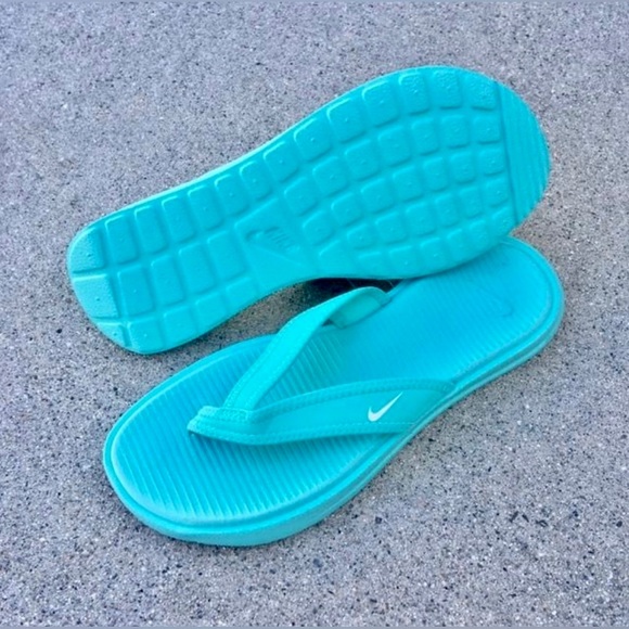 WMNS NIKE ULTRA CELSO THONG LIGHT BLUES OCEANS TURQ - Picture 6 of 6
